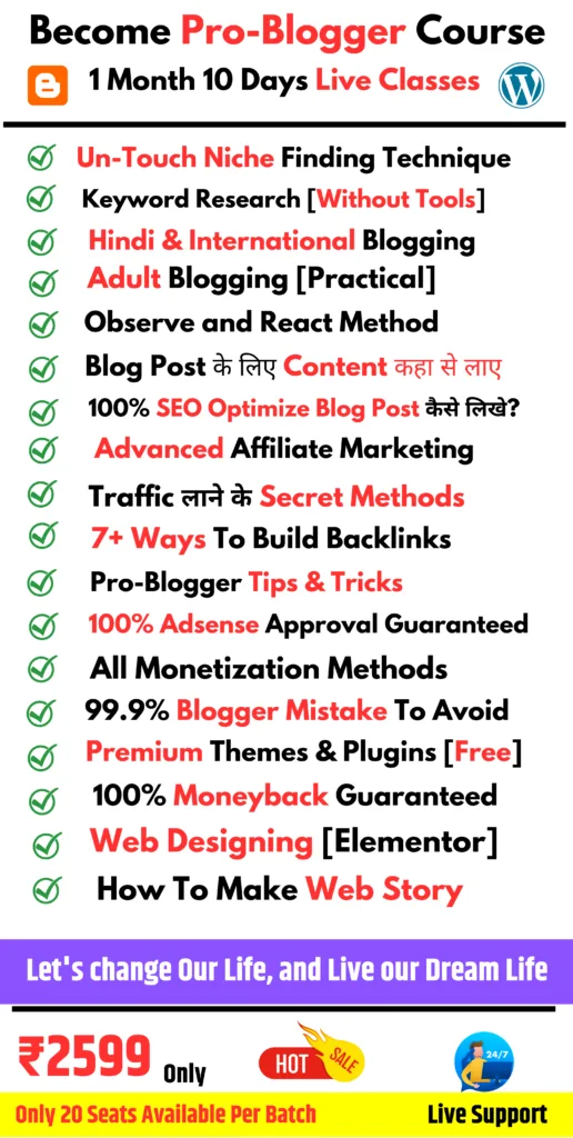 best blogging course for beginners in india
